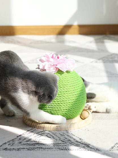 Cactus Paw-Purrfect Cat Grinding Toy