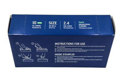 Catfidence Heavy-Duty Anti-Microbial Jumbo Cat Pan Liners