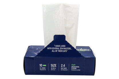 Catfidence Heavy-Duty Anti-Microbial Jumbo Cat Pan Liners
