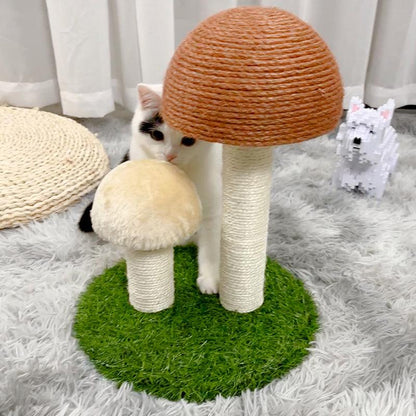 Durable Sisal Mushroom Cat Scratcher
