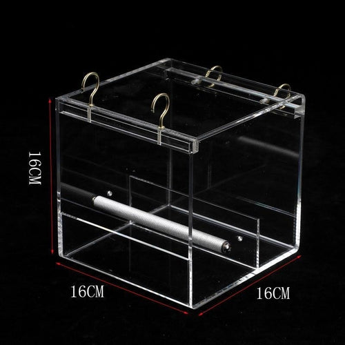 Clearview Aviary: Acrylic Bird Feeder For Parrots Of All Sizes