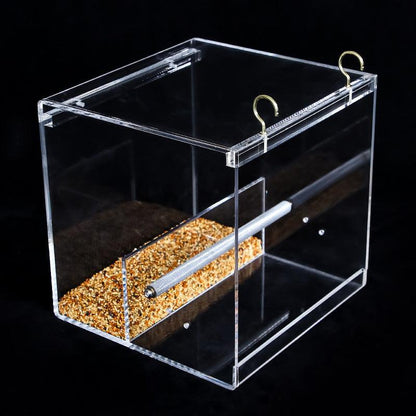 Clearview Aviary: Acrylic Bird Feeder For Parrots Of All Sizes