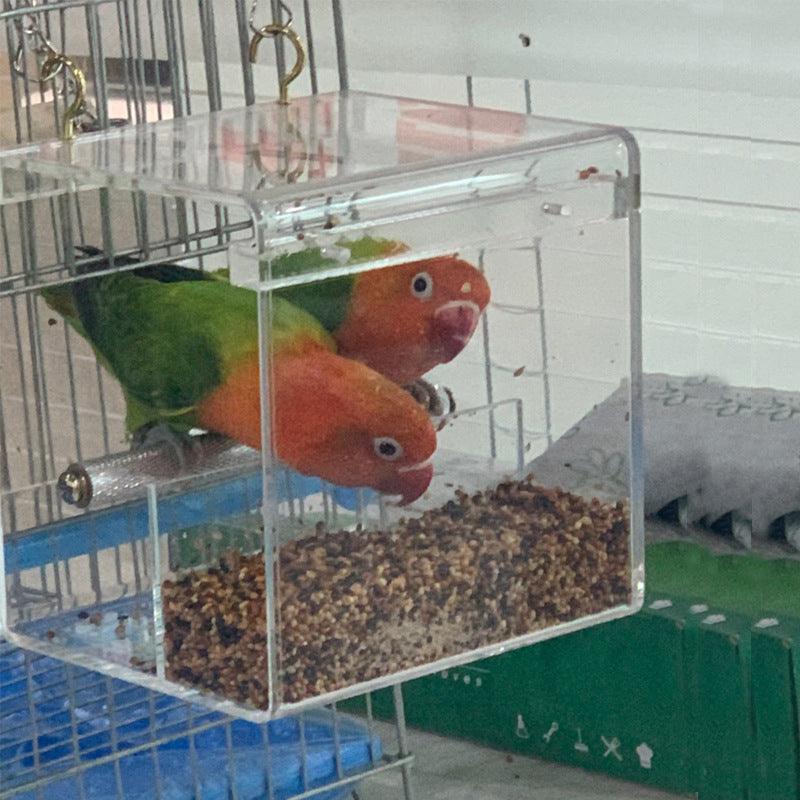 Clearview Aviary: Acrylic Bird Feeder For Parrots Of All Sizes