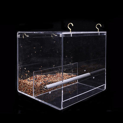Clearview Aviary: Acrylic Bird Feeder For Parrots Of All Sizes