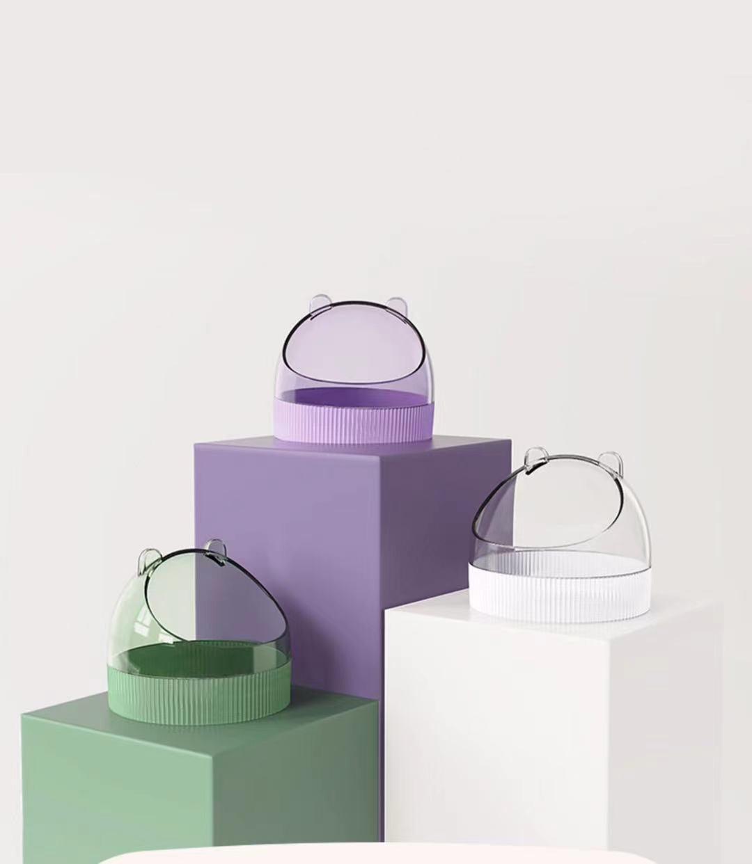 Colorful Candy Acrylic Hamster Food Basin