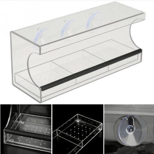 Crystal Clear Acrylic Pet Feeder