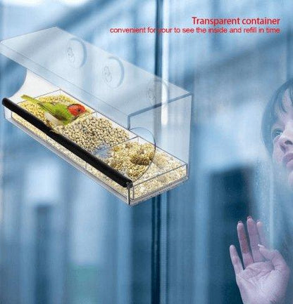 Crystal Clear Acrylic Pet Feeder