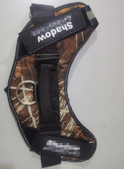 Customizable Reflective No-Pull Dog Harness