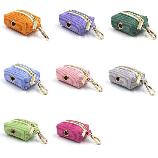 Cute Velvet Pet Waste Bag - Stylish And Practical Dog Poop Bag