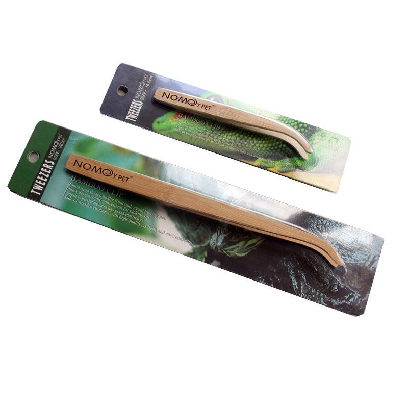 Reptile Bamboo Tweezers Set - Essential Feeding Tools