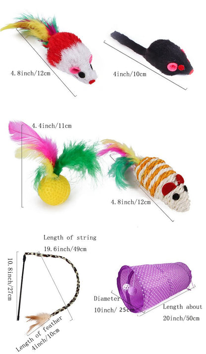 21pcs assorted Cat Toys