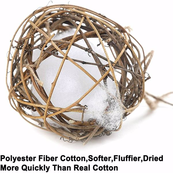 Portable Bird Nesters Refillable Cotton Nesting Material