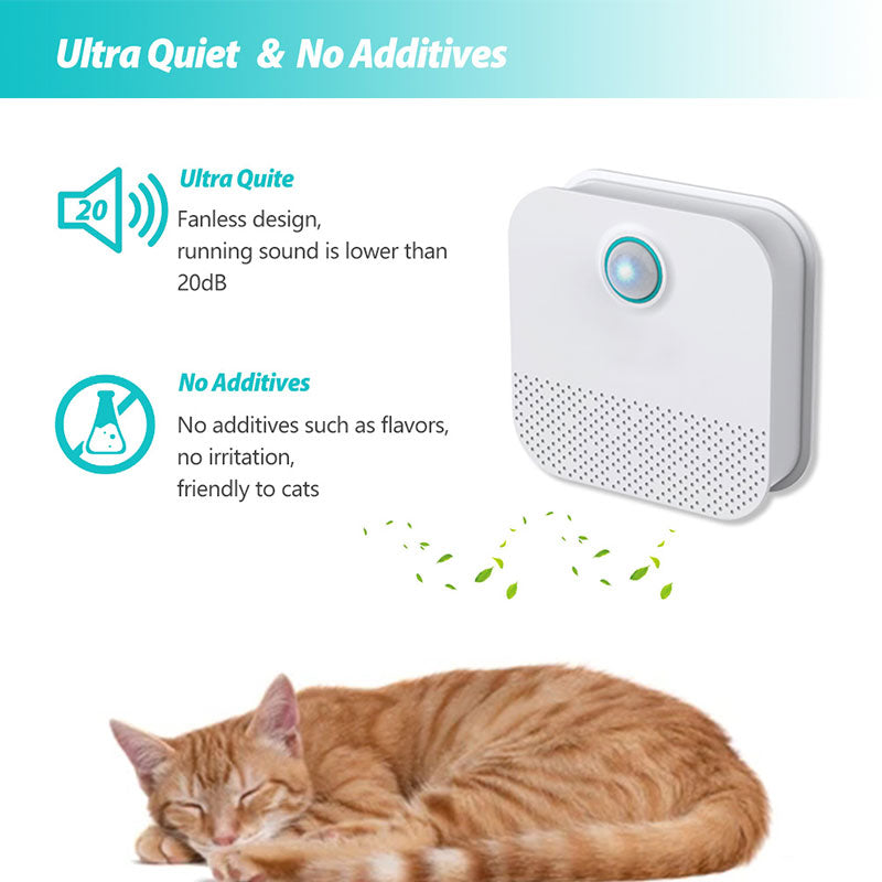 Smart Pet Odor Purifier for Cat Litter Box Deodorizer
