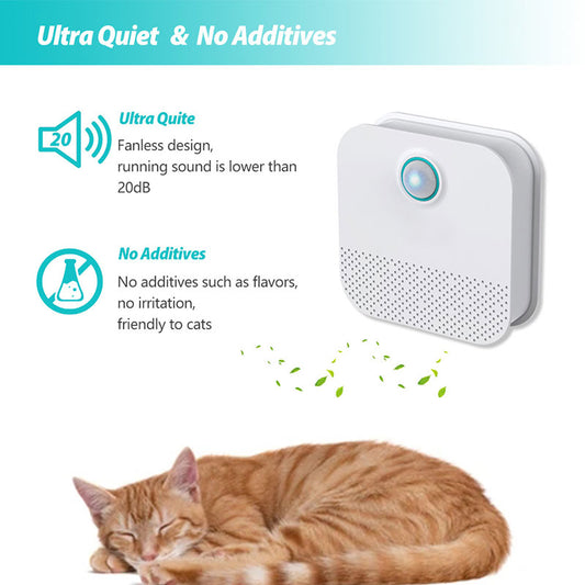 Smart Pet Odor Purifier for Cat Litter Box Deodorizer