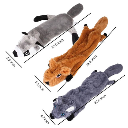 3pcs assorted Dog Toys (No Stuffing)