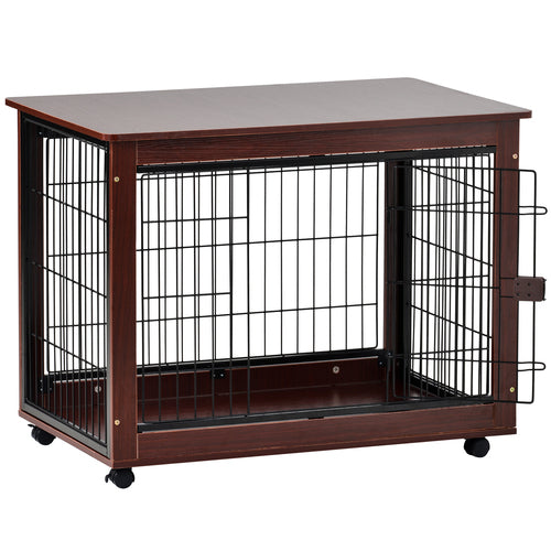 39” Length Furniture Style Pet Crate Cage Furniture