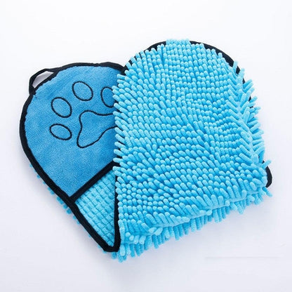 Super Dry Pet Bathrobe - Ultra Absorbent Microfiber Towel For Dogs And