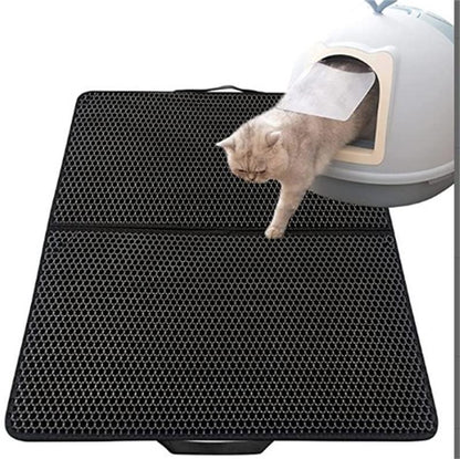 Double-Layered Cat Litter Mat