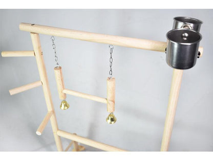 Solid Wood Parrot Playground