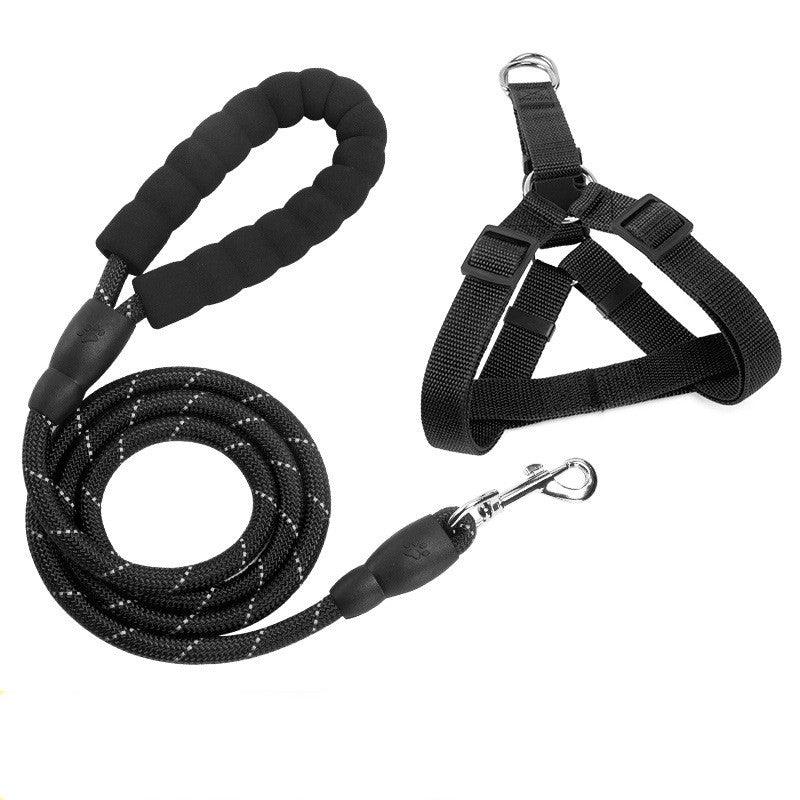 Reflective Pet Leash And Collar Set