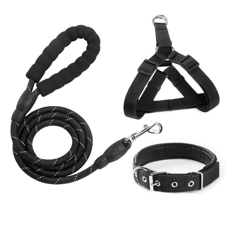 Reflective Pet Leash And Collar Set
