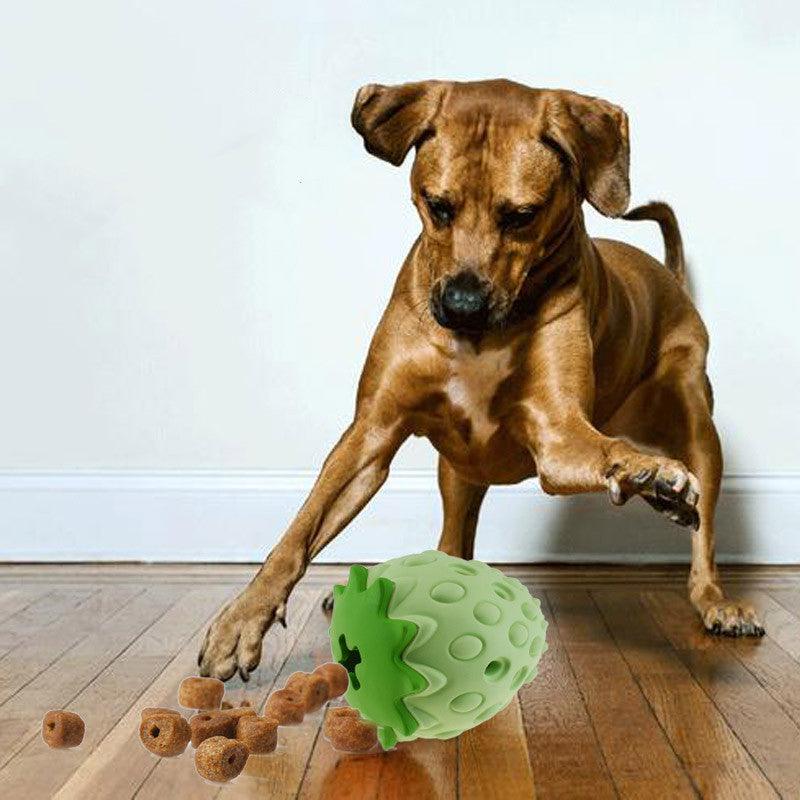 Strawberry Surprise Leaky Food Ball Chew Toy For