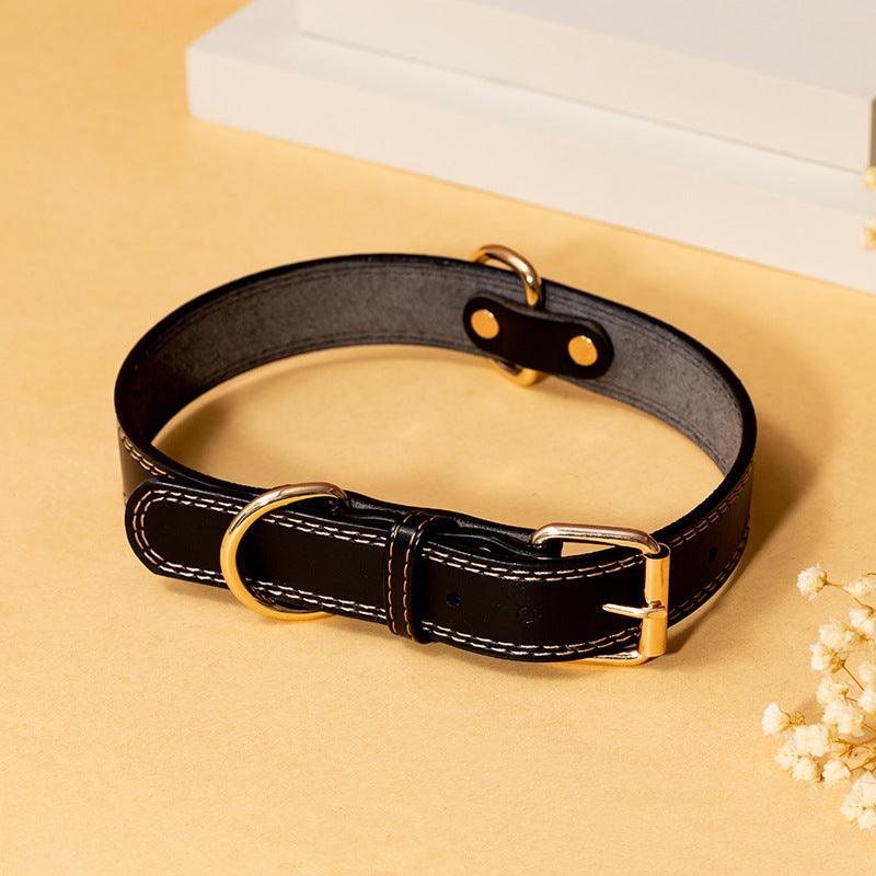 Rugged Leather Dog Collar