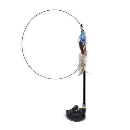 Interactive Feather Cat Teaser Stick