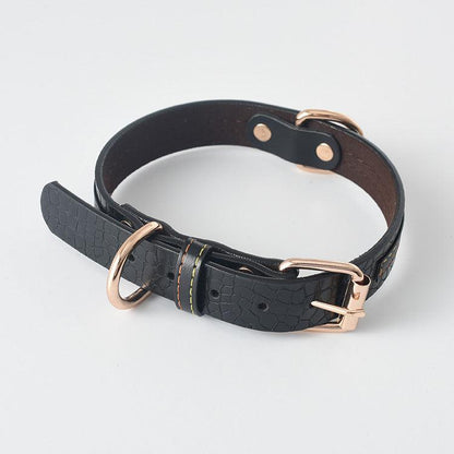Ultimate Pet Walking Set: Stylish Pu Leash And Collar Combo