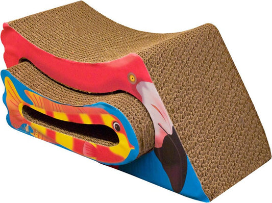 Imperial Fins 'n Feathers Cat Scratcher