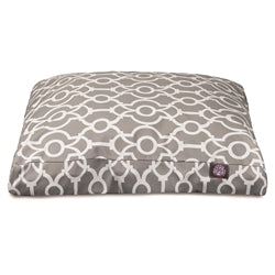 Majestic Pet Athens Gray Medium Rectangle Pet Bed