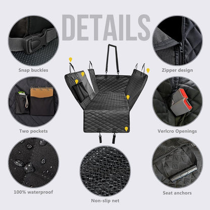 Waterproof Pet Car Seat Cover Pack
