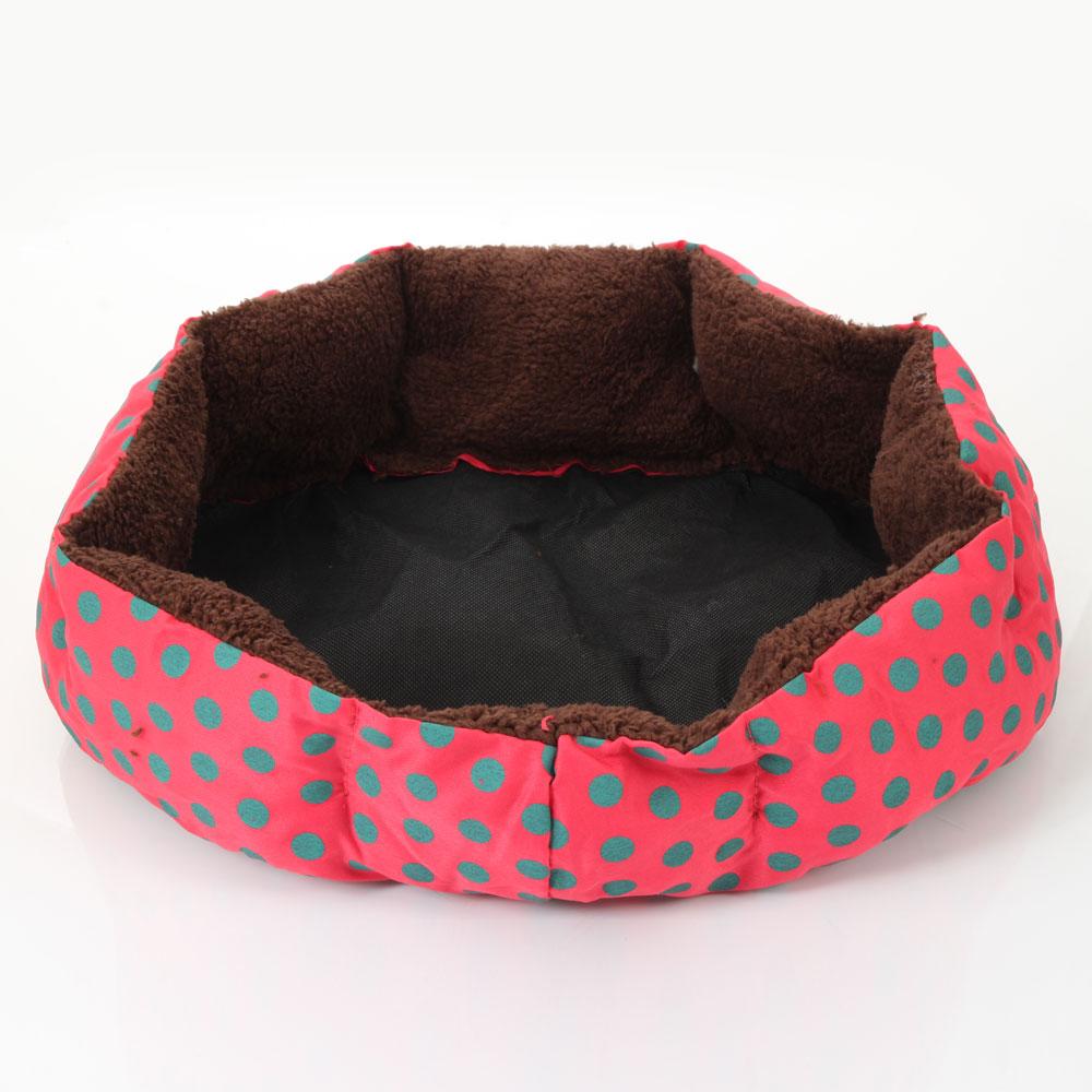 Pet Bed Dot Pattern Octagonal