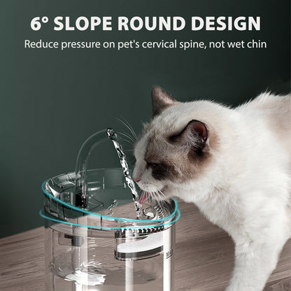 68 fl oz  Automatic  Pet Water Fountain with 2 Modes